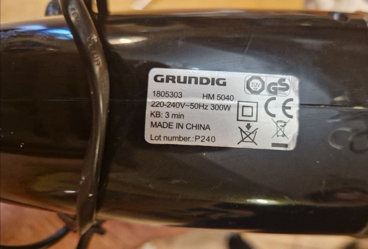 Grundig HM 5040 Premium Line Handmixer