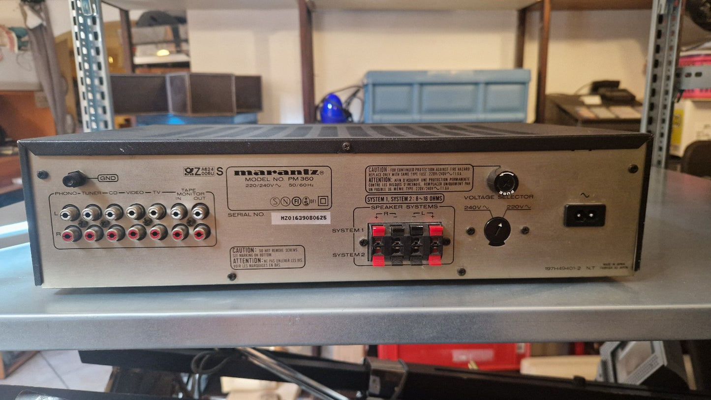 Marantz PM-360 Stereo Verstärker mit Equalizer (80er Jahre)