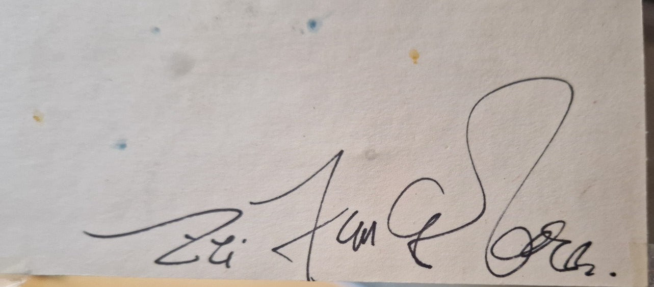 Original-Aquarell „Wiener Staatsoper“, signiert, gerahmt mit Passepartout (ca. 1970)