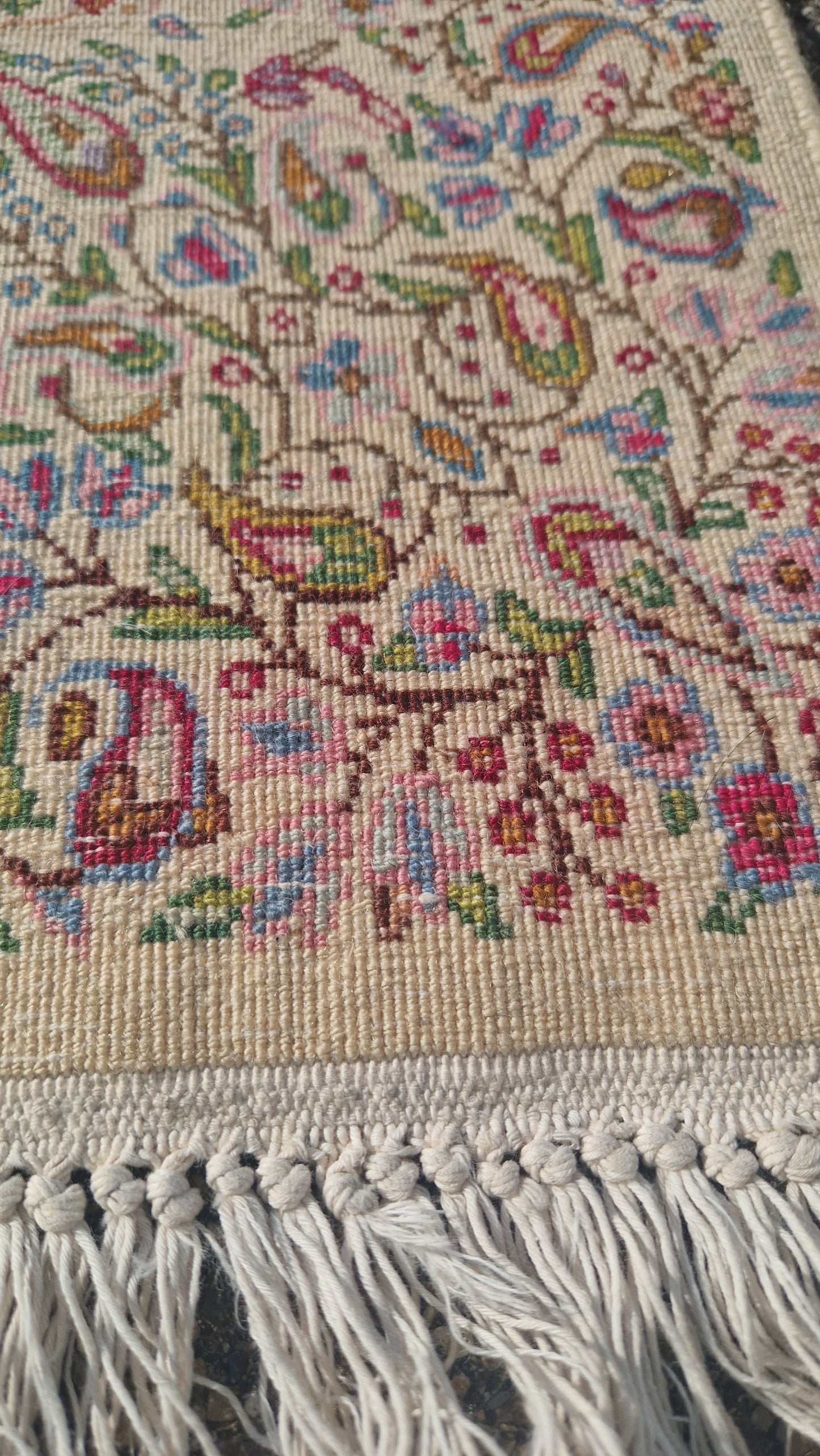 Persischer Kerman-Teppich – handgeknüpft (Vintage)