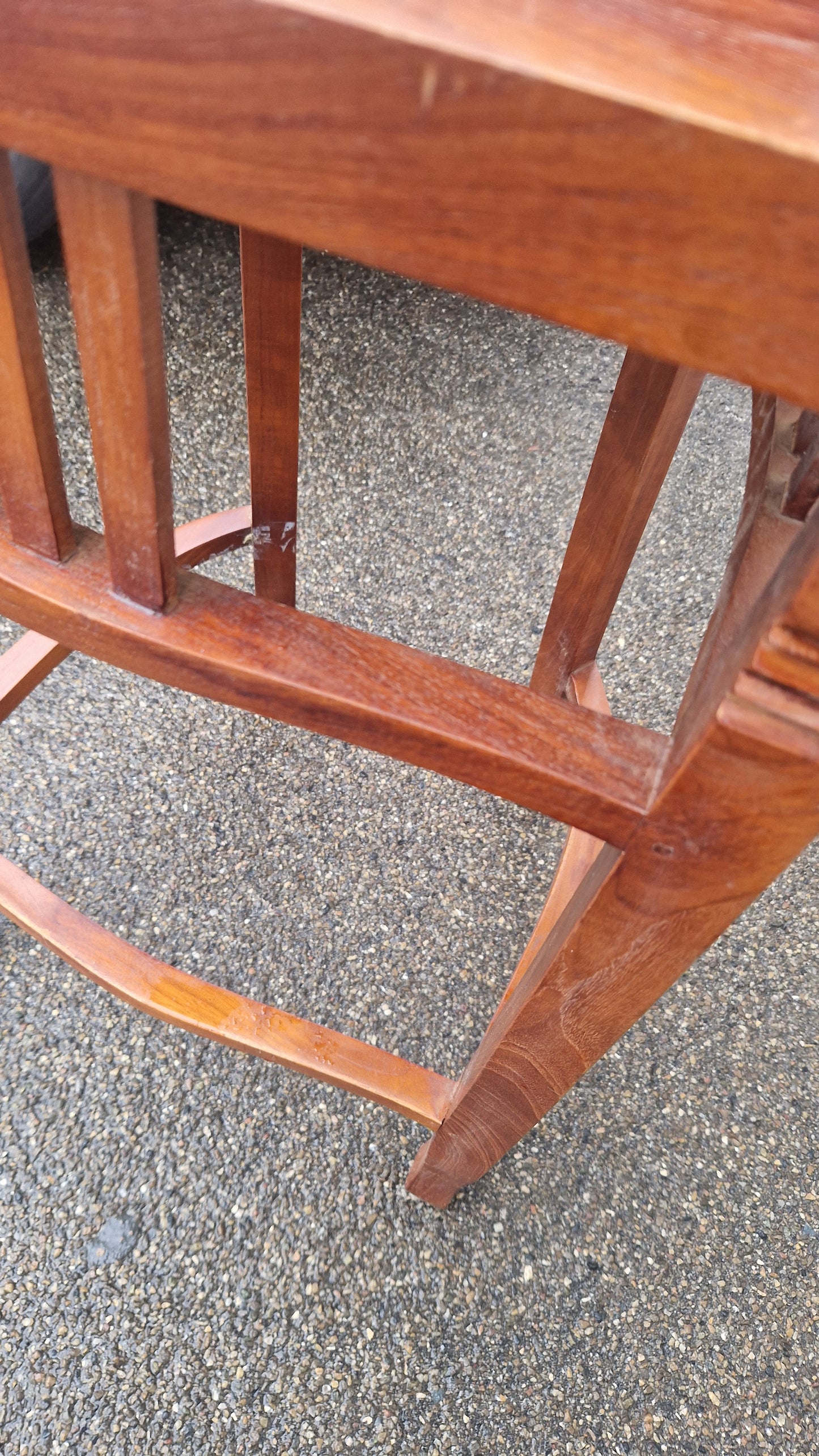 Teakholz-Stuhl - Barmöbel / Barhocker