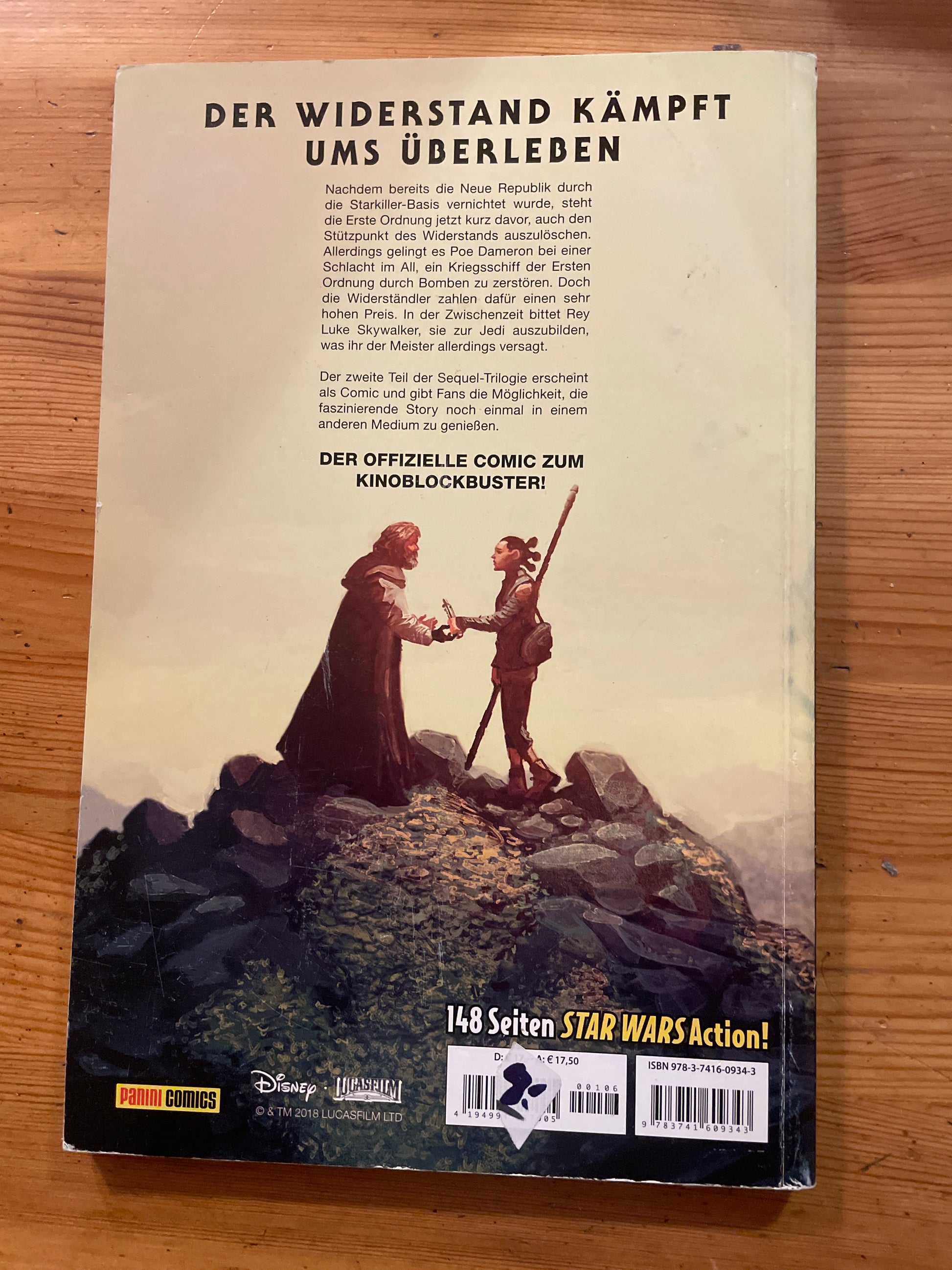 „Star Wars – Die letzten Jedi“ - Der offizielle Comic zum Film - Artikelbild von Fummel & Gedöns Secondhand-Store