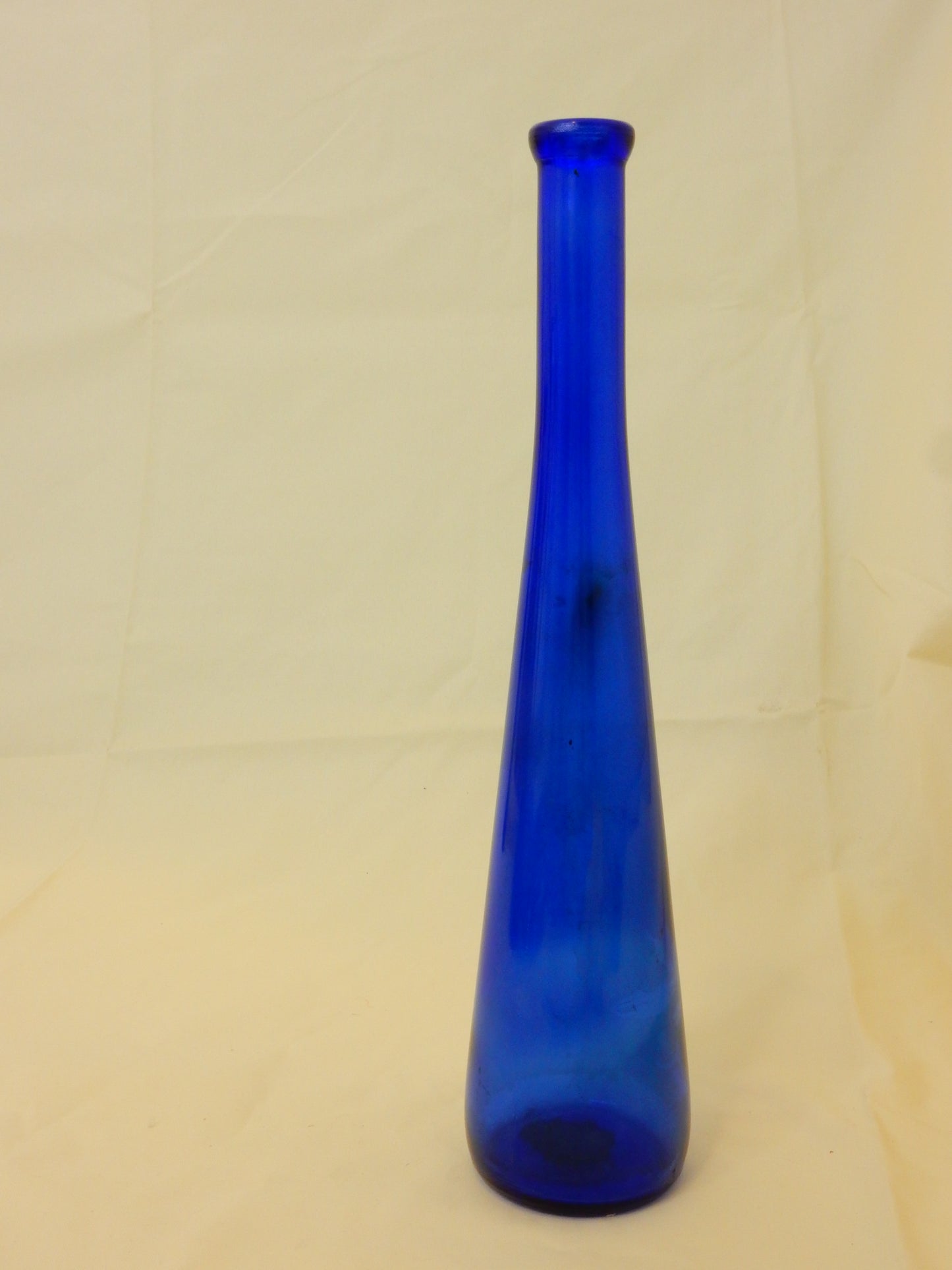 Glasvase dunkelblau, 35 cm