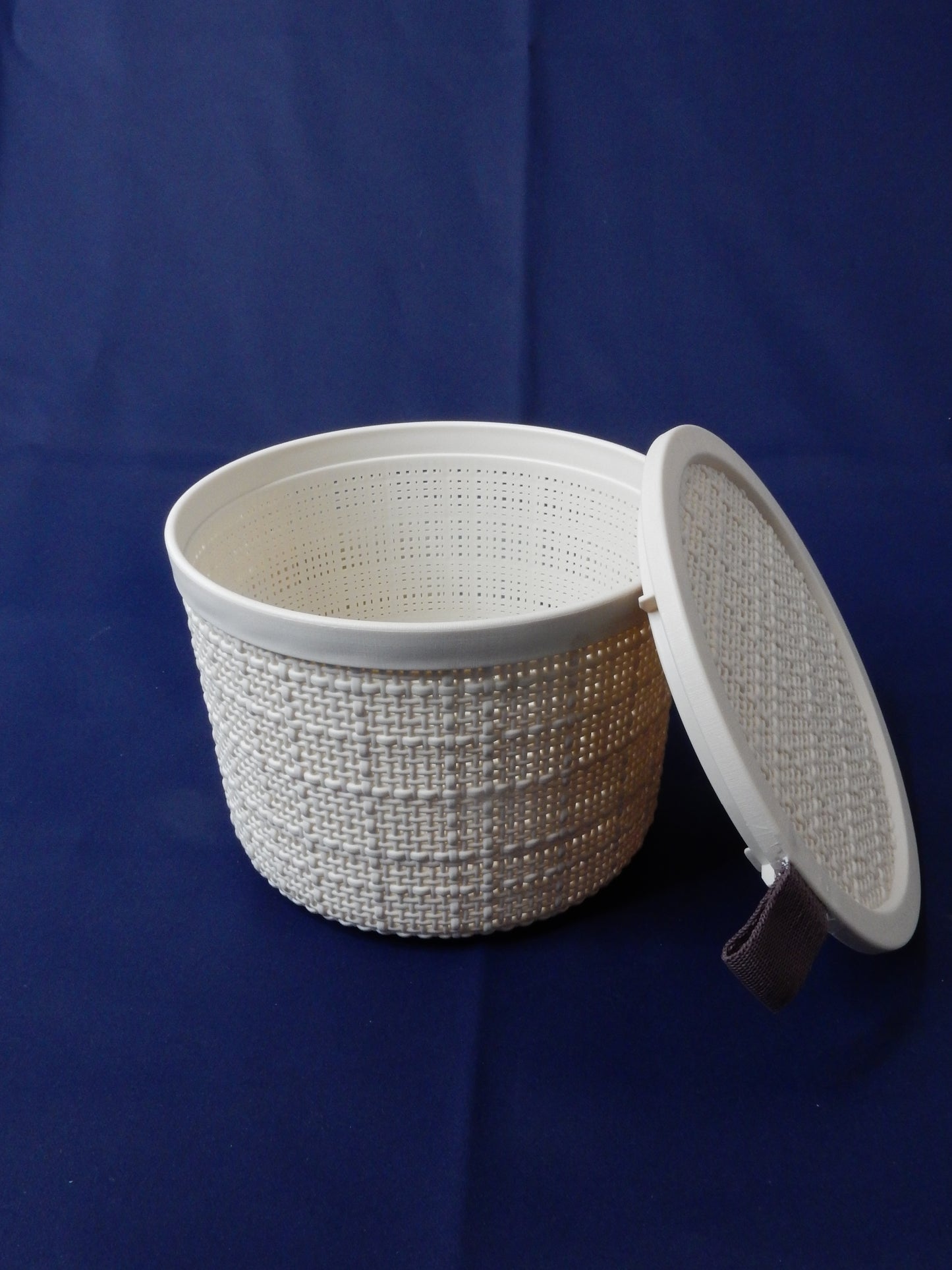 Aufbewahrungskörbchen Rund mit Deckel