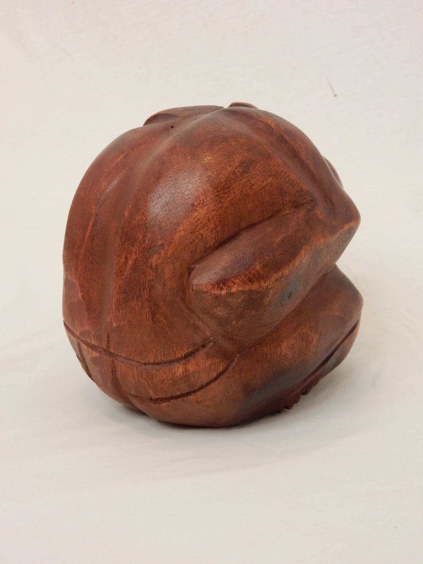 Holzskulptur Mönch in Meditation