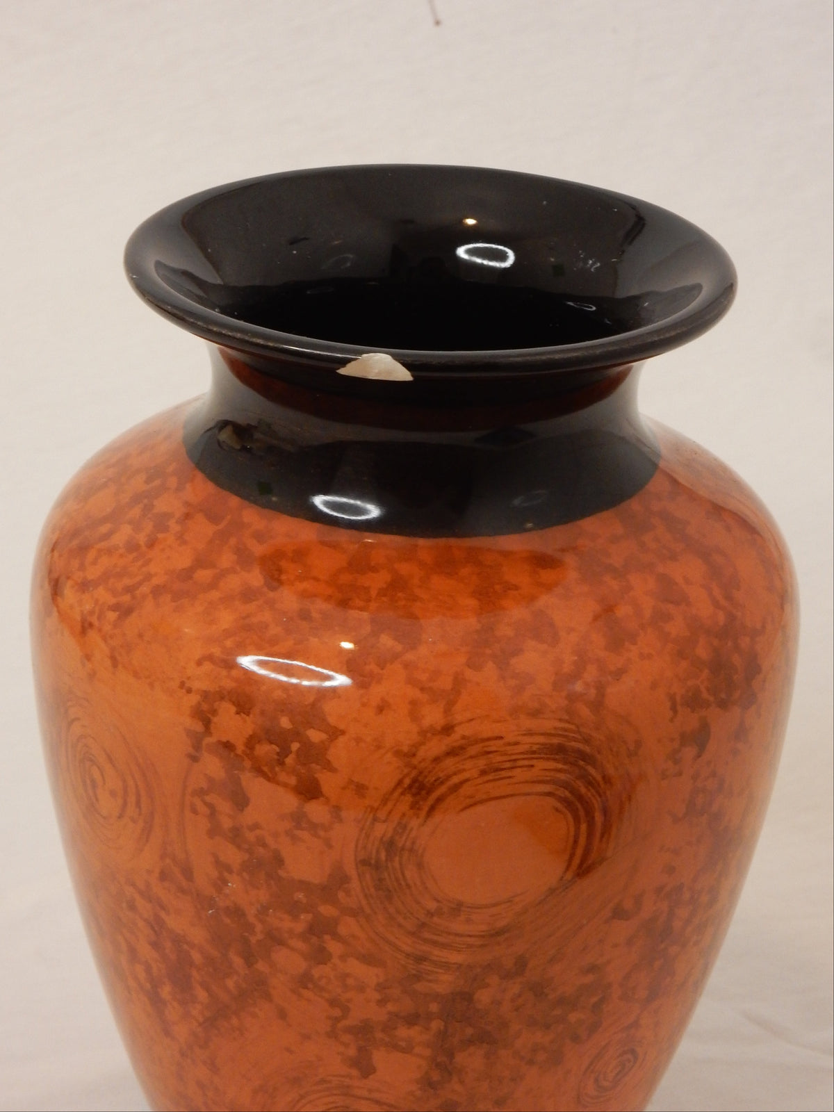 Vase braun marmoriert – Produktfoto 3