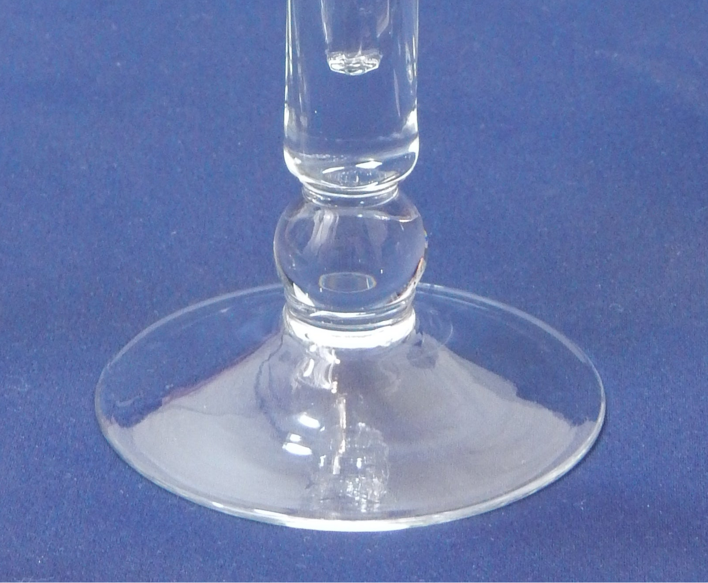 Vintage Kristall Sektgläser mit Spiraloptik & Kugelstiel