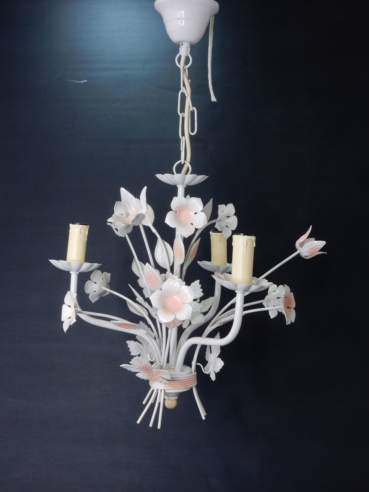 Vintage Blütenstil-Kronleuchter