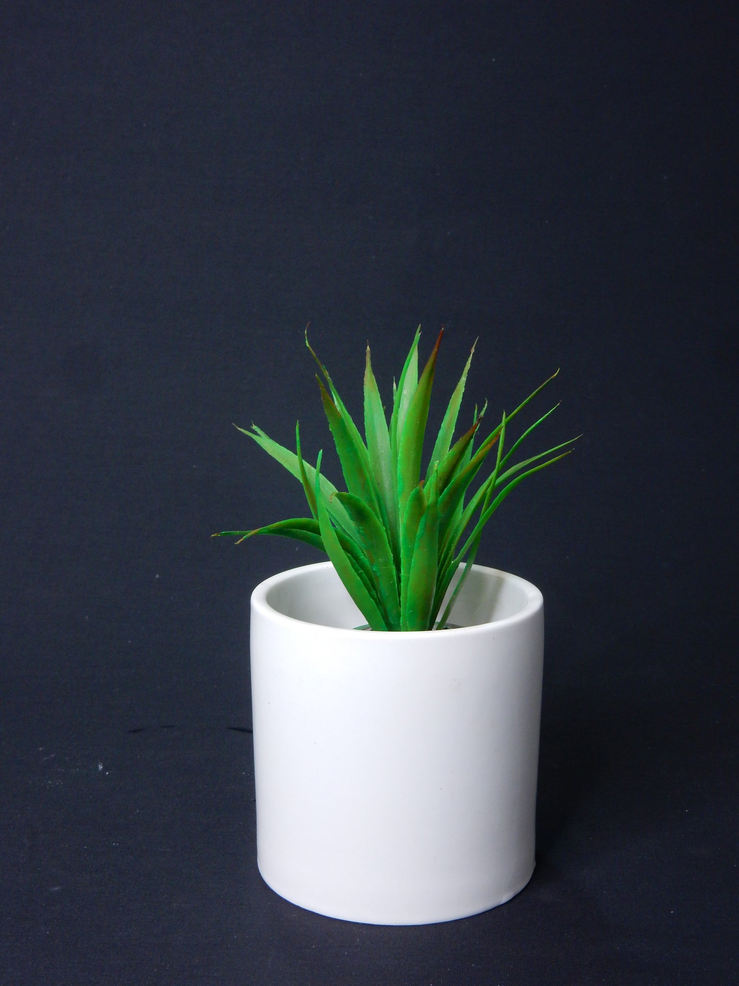 Vase weiß zylindrisch