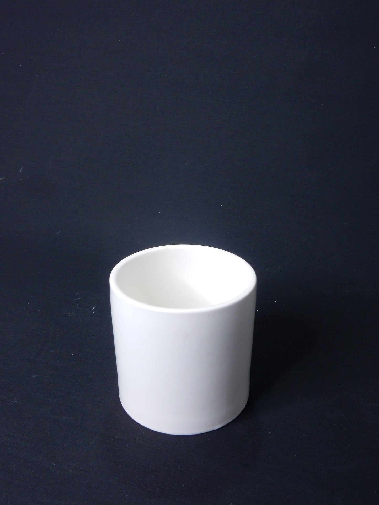 Vase weiß zylindrisch
