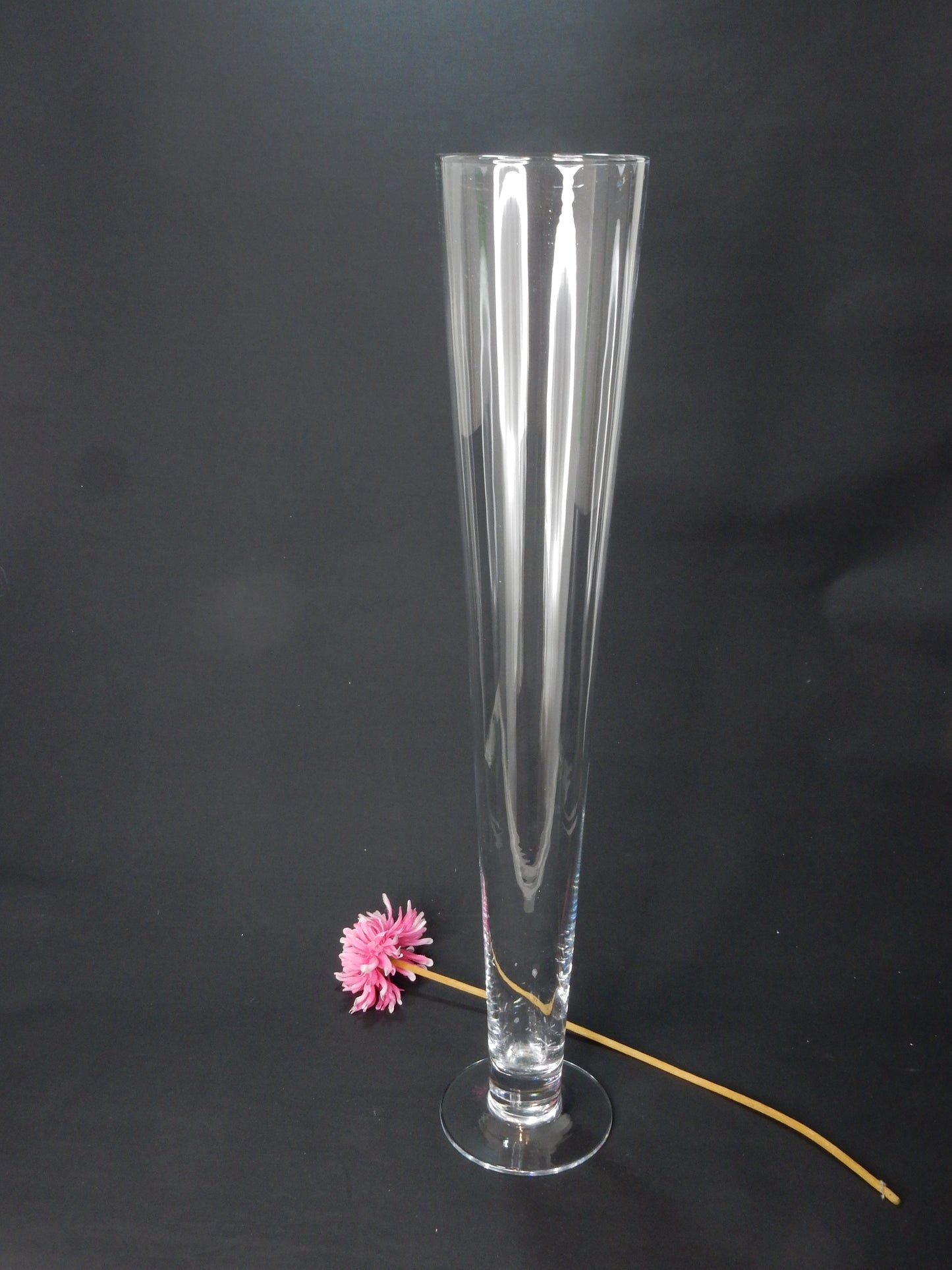 Glasvase Trompete 60 cm