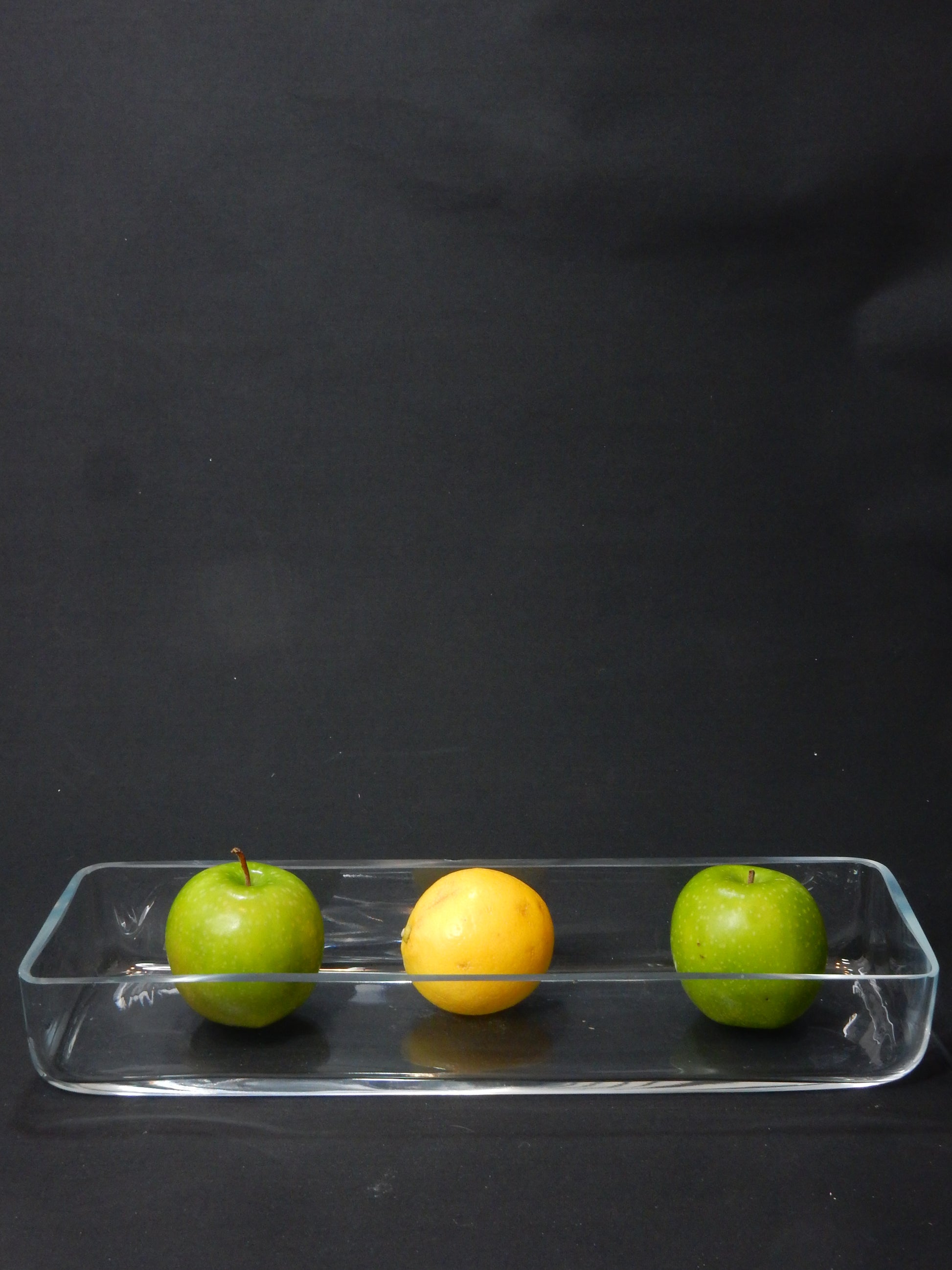 Glasschale eckig lang (40 x 12 cm) - Artikelbild von Fummel & Gedöns Secondhand-Store