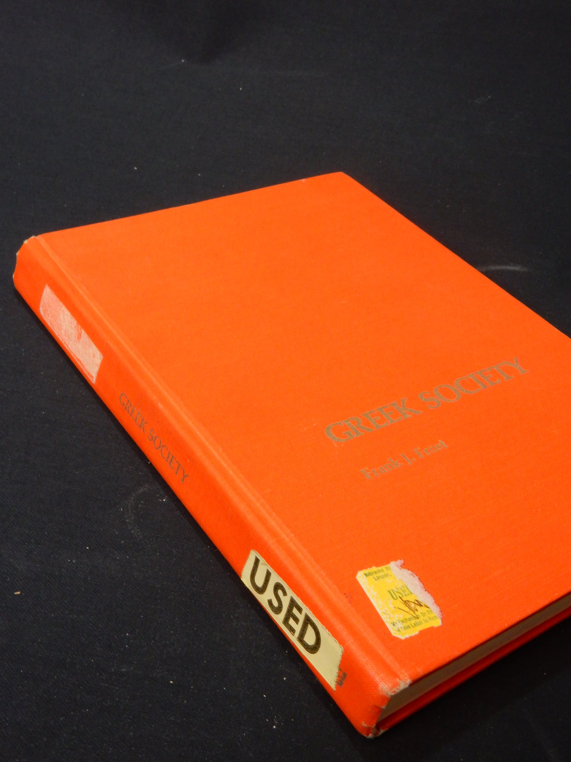 Buch "Greek Society" - Frank J. Frost - Artikelbild von Fummel & Gedöns Secondhand-Store