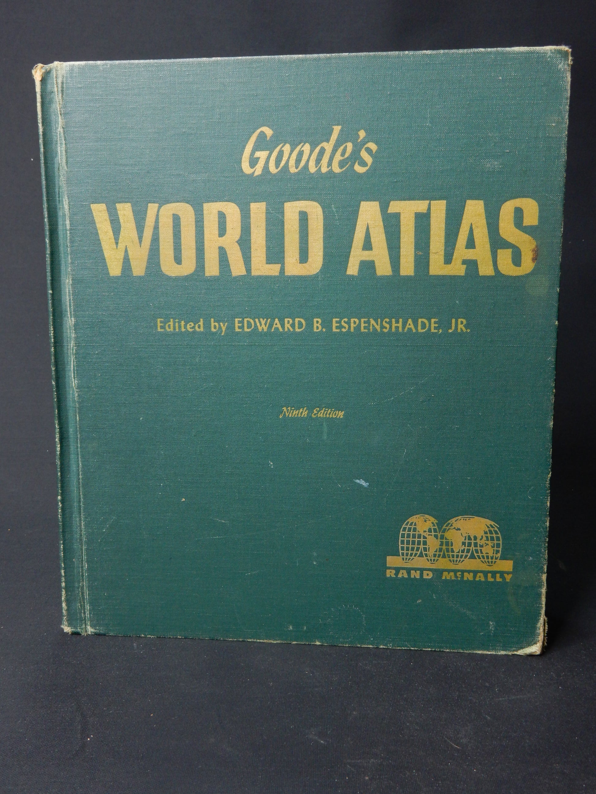 Buch: "Goode's World Atlas" - 9th Edition - Edward B Espenshade - 1955 - Artikelbild von Fummel & Gedöns Secondhand-Store
