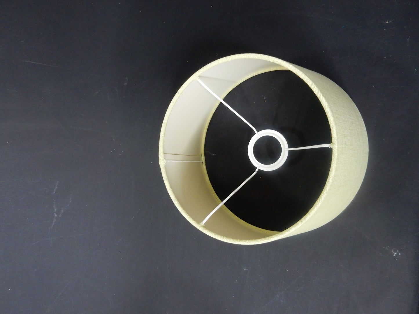 Lampenschirm rund für Tischlampe - E27 - grün