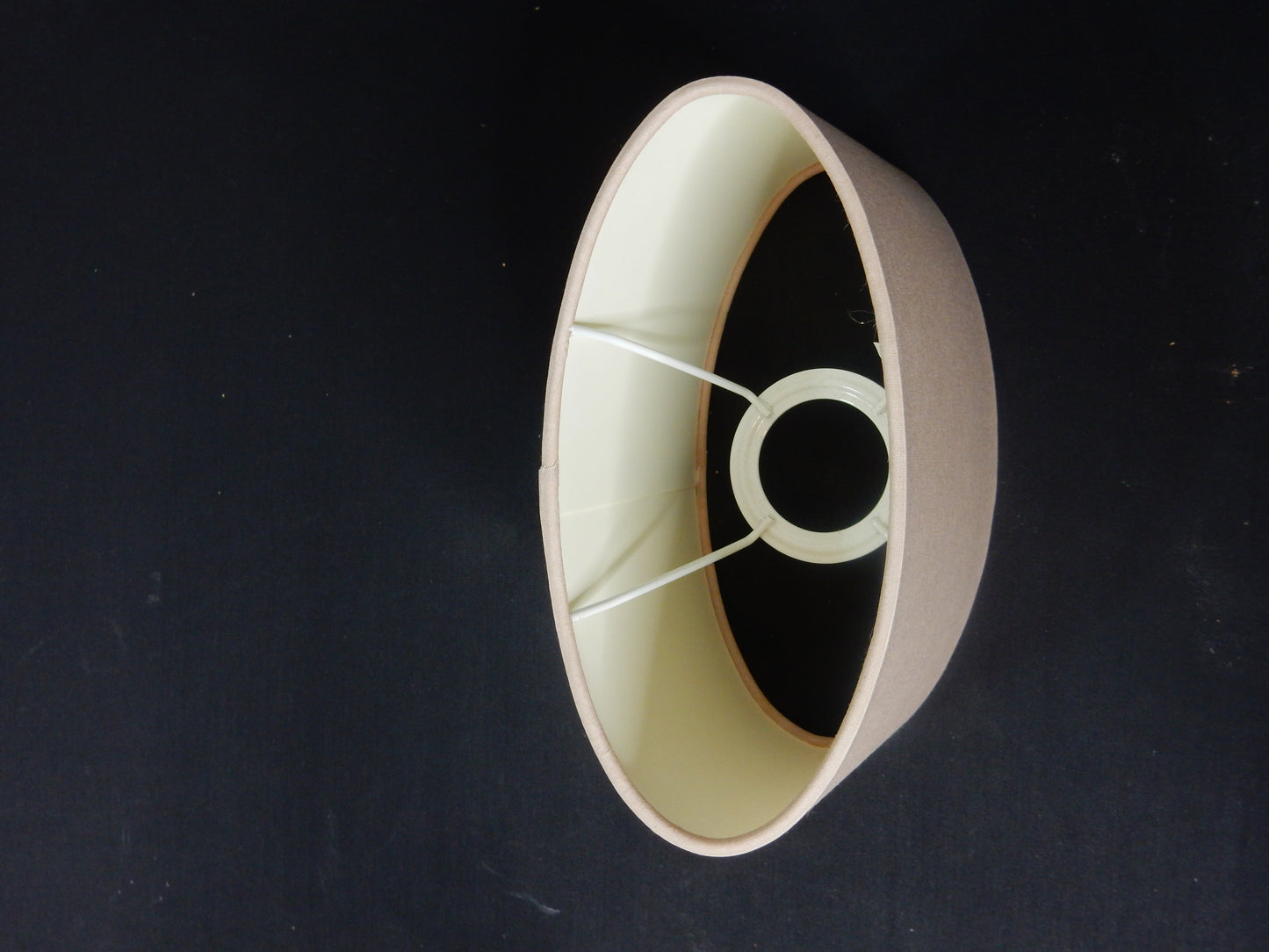 Lampenschirm oval klein für Tischlampe - E27 - hellrosa