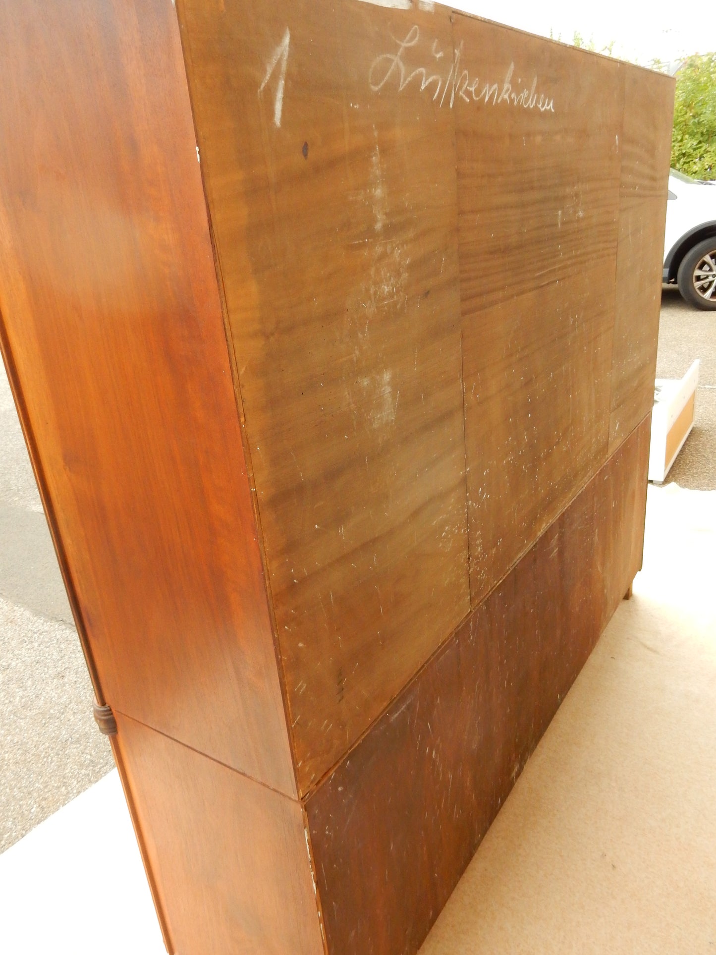 Art-Deco / Mid-Century Anrichte mit Vitrinenaufsatz