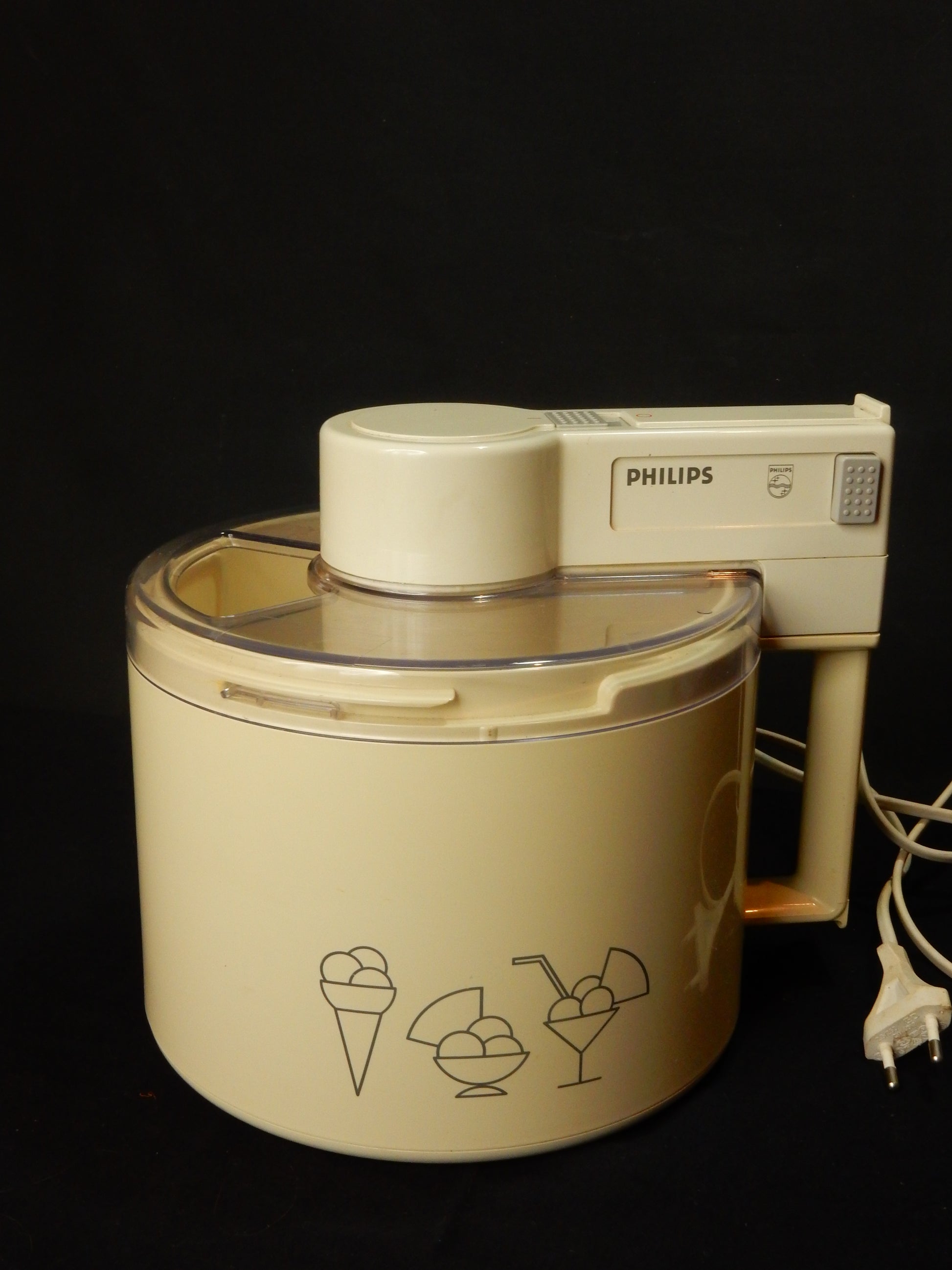 Philips Eismaschine HR2295 | Vintage Eiscreme Maker | Komplett | Funktionsfähig | OVP - Artikelbild von Fummel & Gedöns Secondhand-Store
