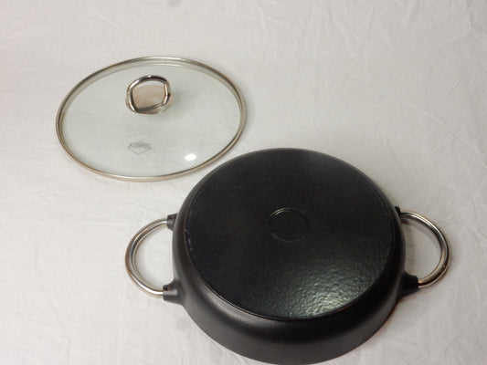 Bauernpfanne mit Glasdeckel von Küchenprofi