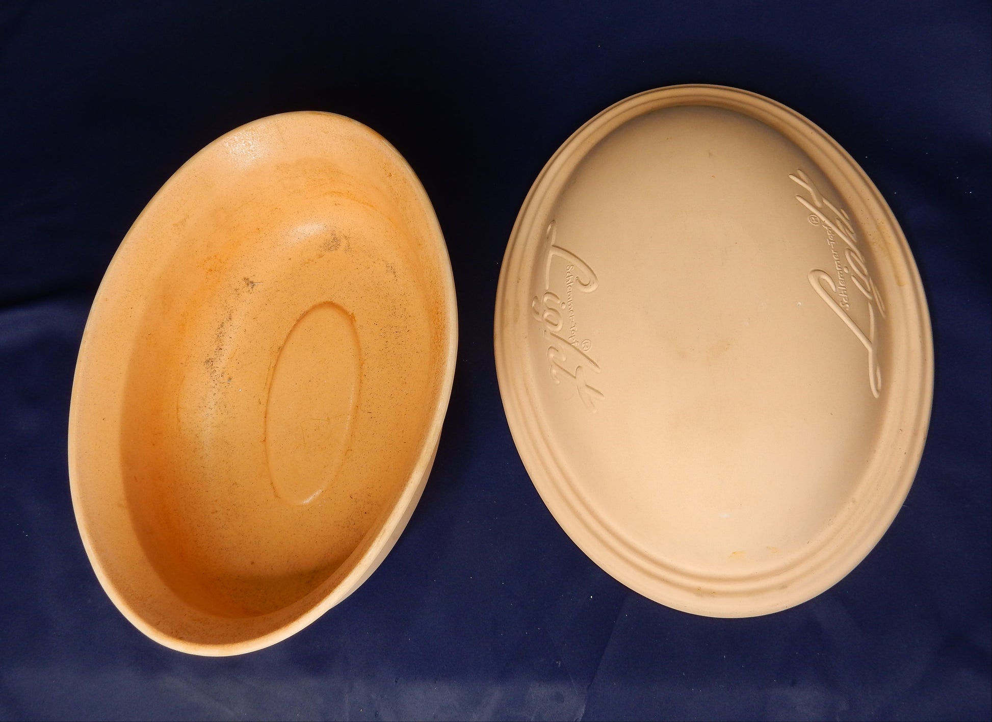 Römertopf Schlemmer-Topf Light – natur, oval, klassischer Dampfgar-Bräter - Artikelbild von Fummel & Gedöns Secondhand-Store