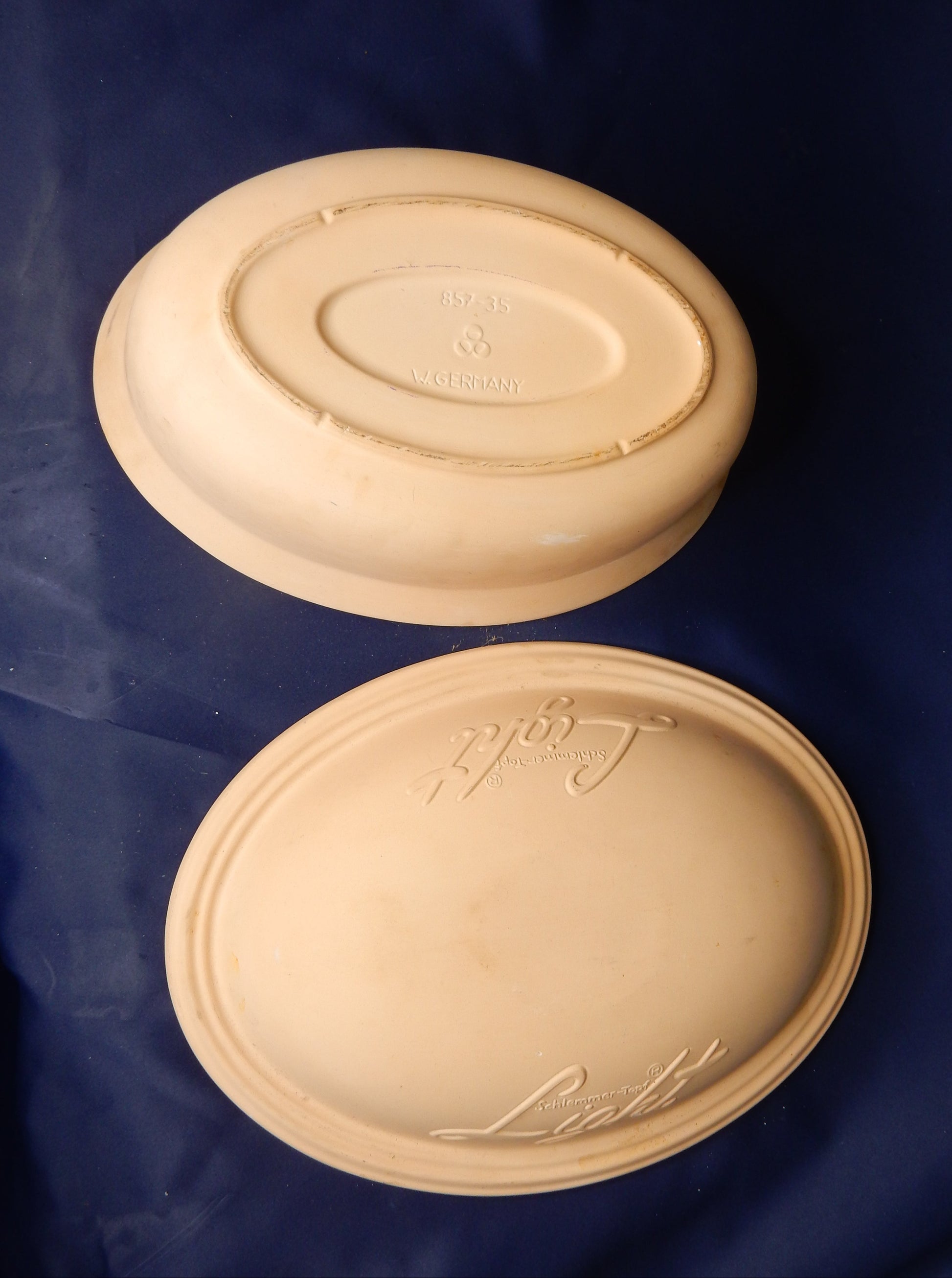 Römertopf Schlemmer-Topf Light – natur, oval, klassischer Dampfgar-Bräter - Artikelbild von Fummel & Gedöns Secondhand-Store