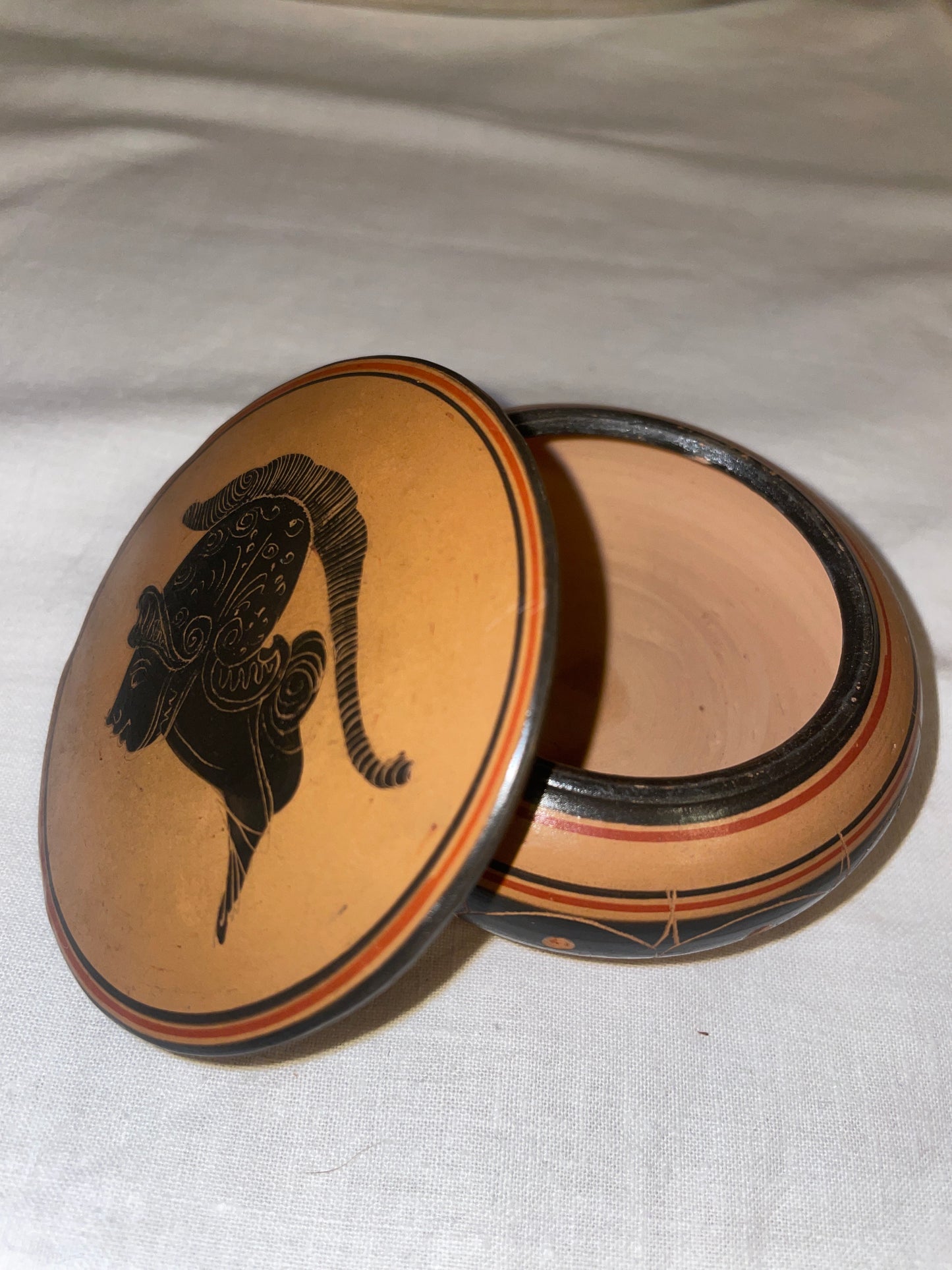 Keramik-Dose „griechische Mythologie“