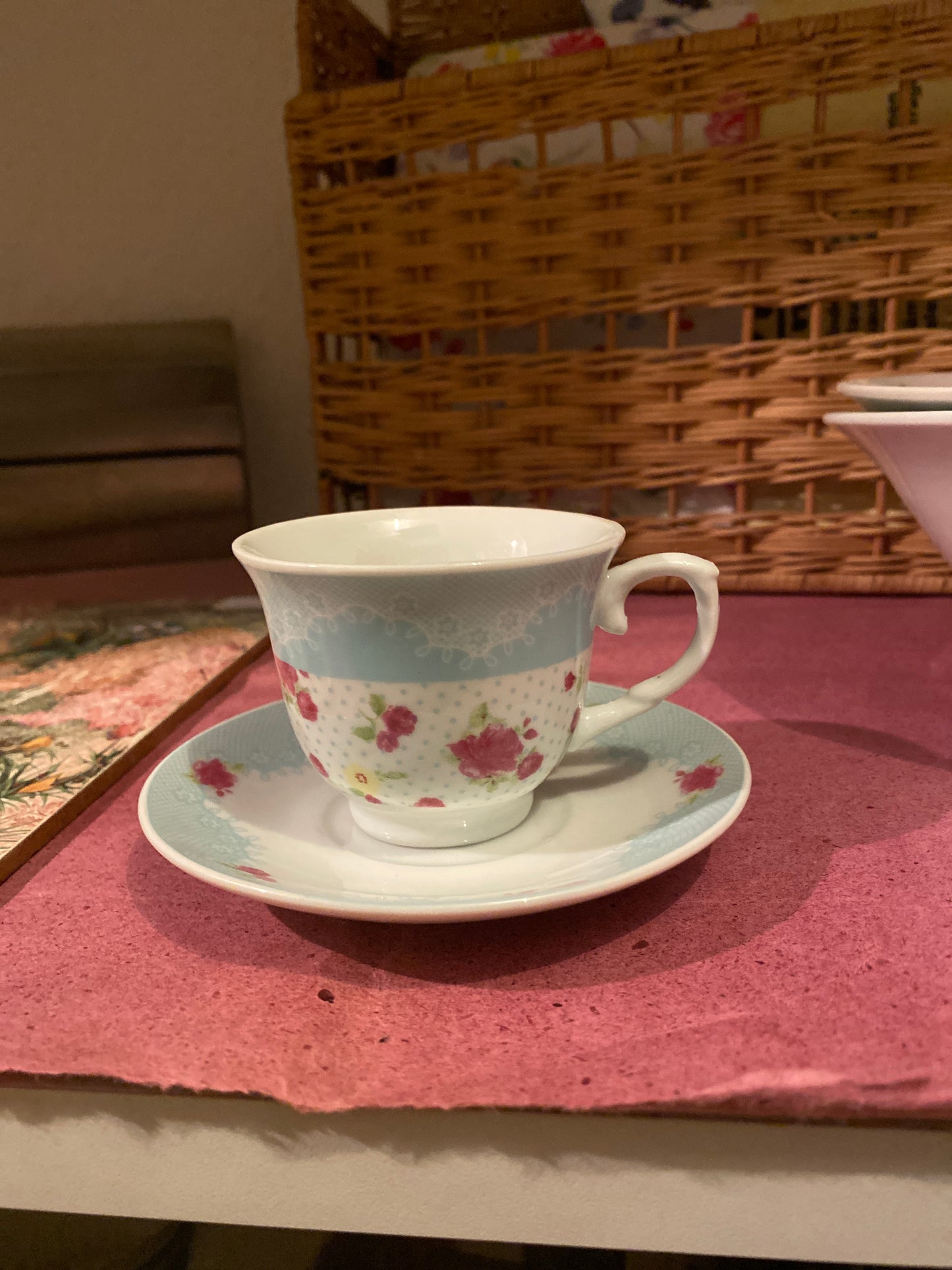 Espressotassen Blümchen 6 Stck.