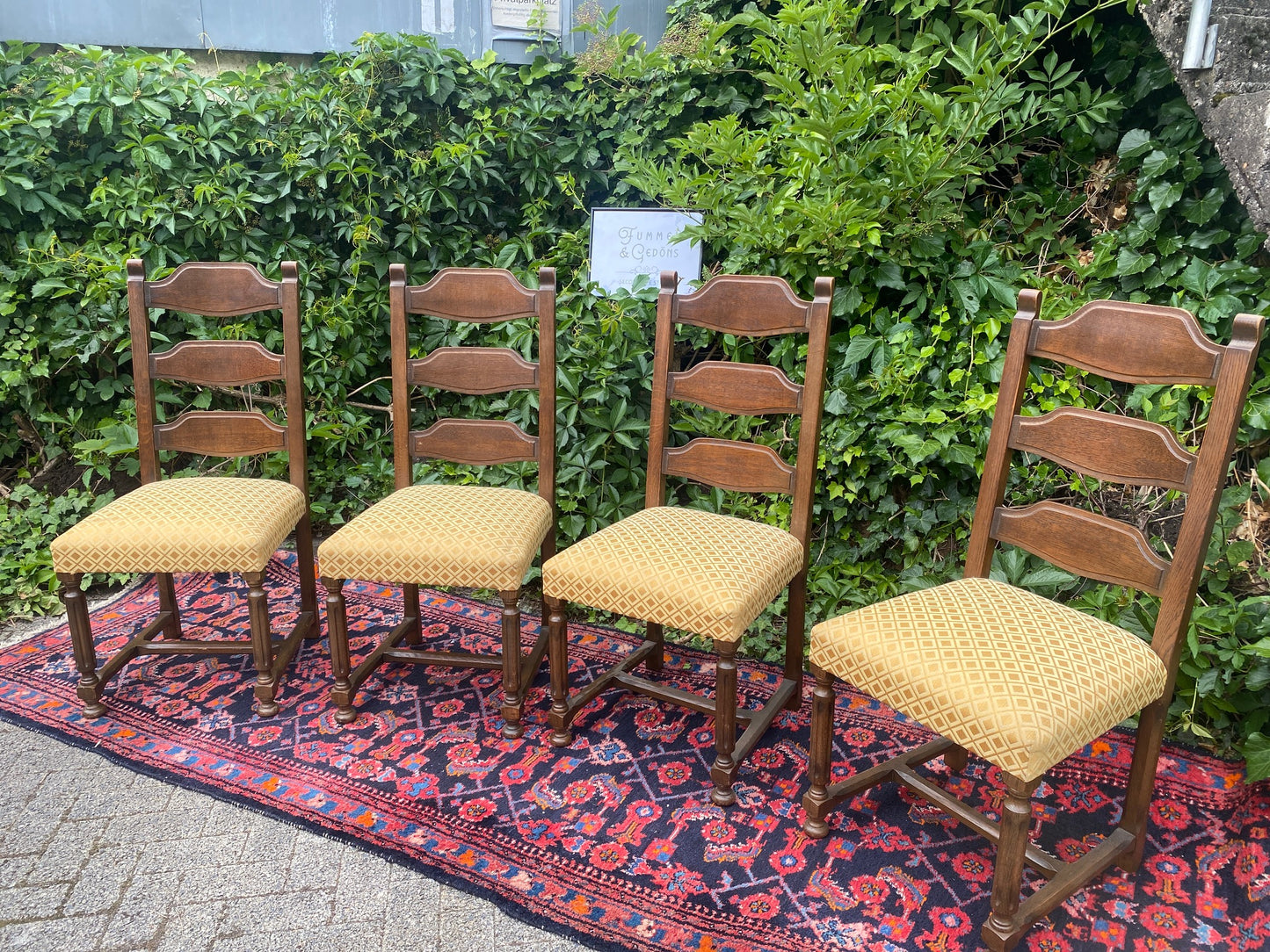 Edler Barock Polster-Stuhl