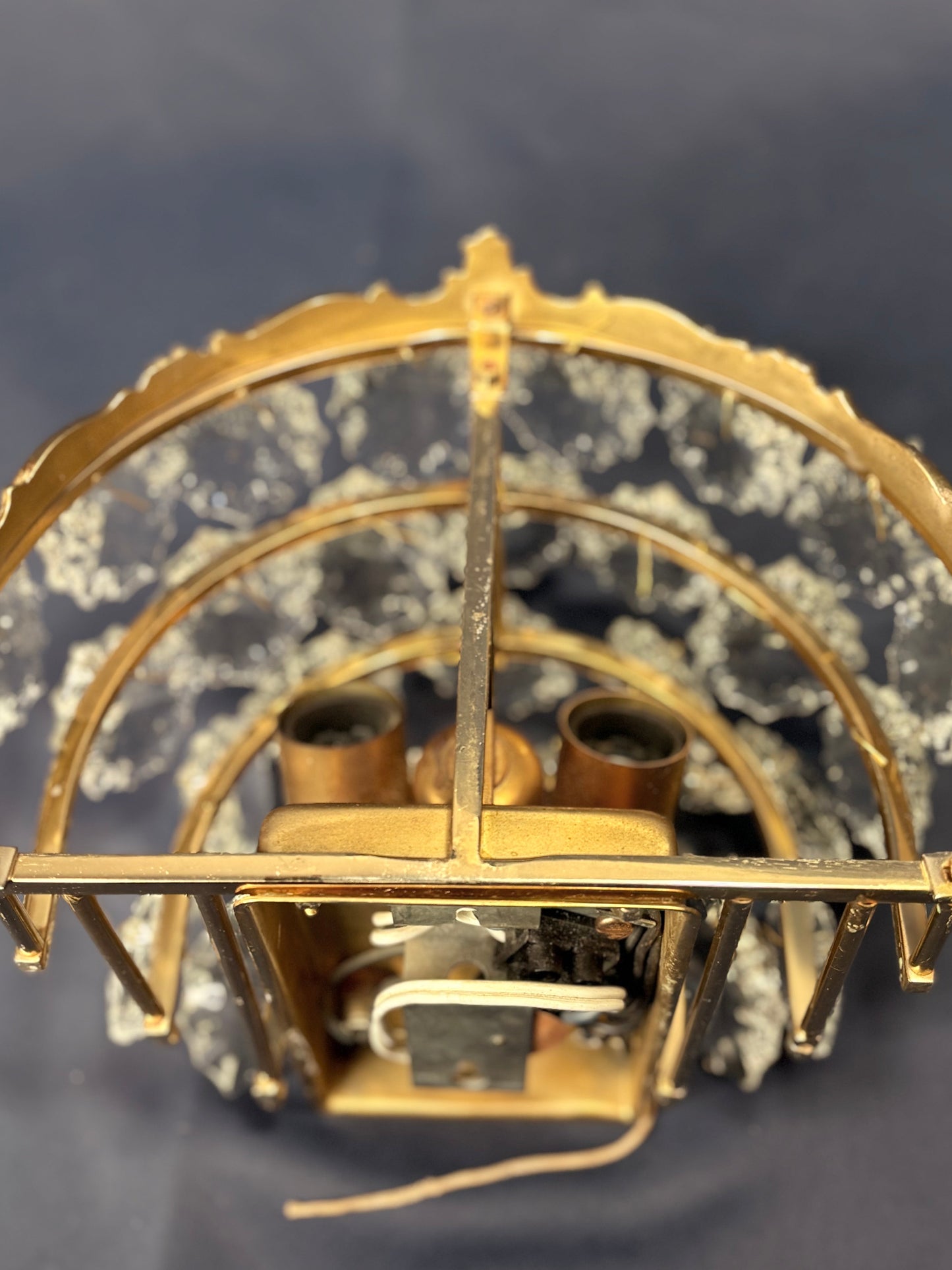 Messing Bleikristall Wandlampen - 2er Set - Schröder & Co.