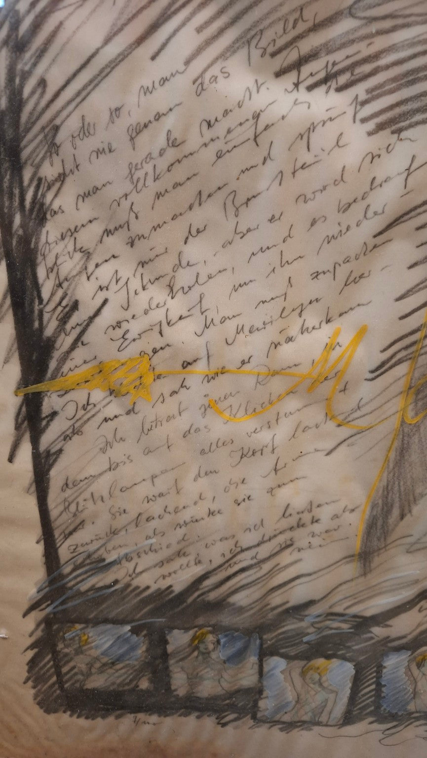 Fritz Klohe Marilyn Monroe – Detail Schrift und Filmstreifen