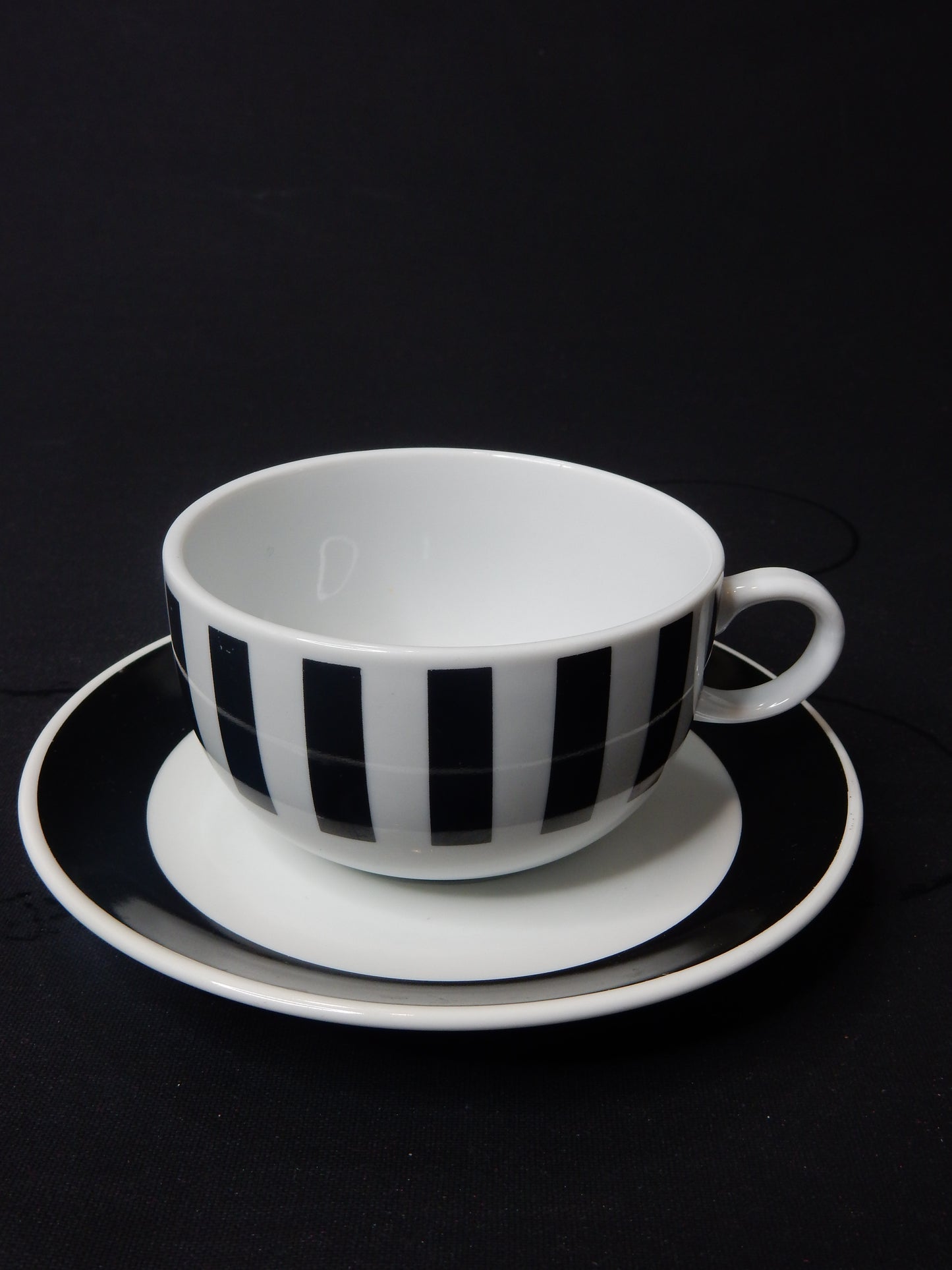 Eduscho "Espresso Grande" Service - 3 Tassen / 3 Untertassen (Set)