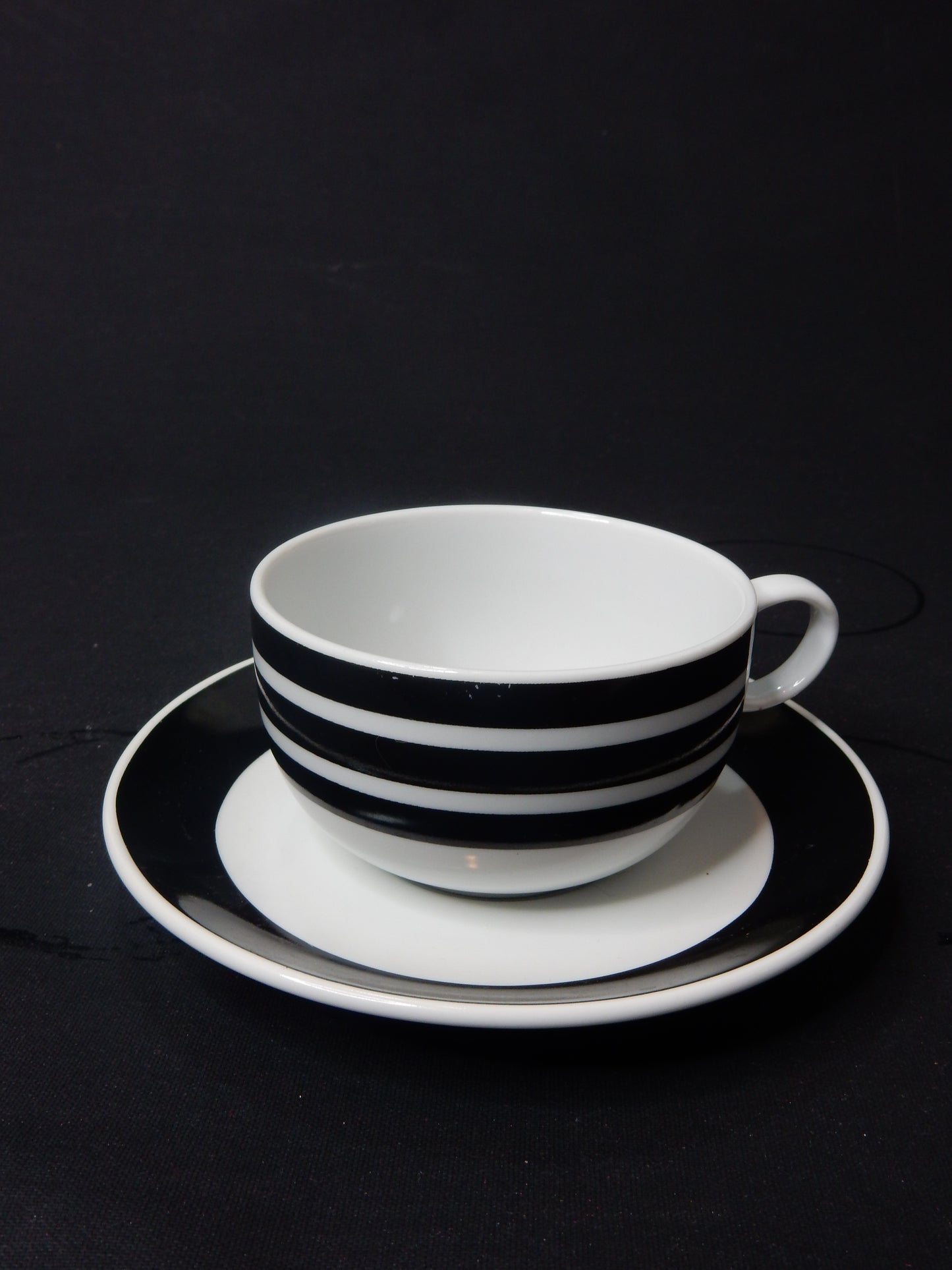 Eduscho "Espresso Grande" Service - 3 Tassen / 3 Untertassen (Set)