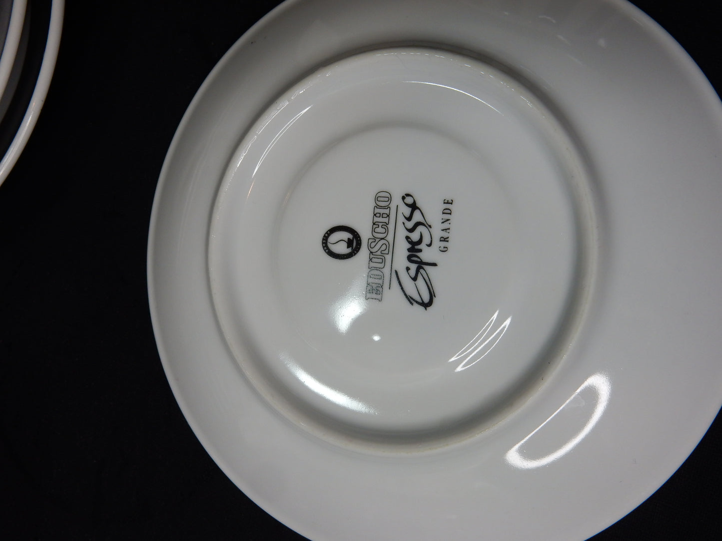 Eduscho "Espresso Grande" Service - 3 Tassen / 3 Untertassen (Set)