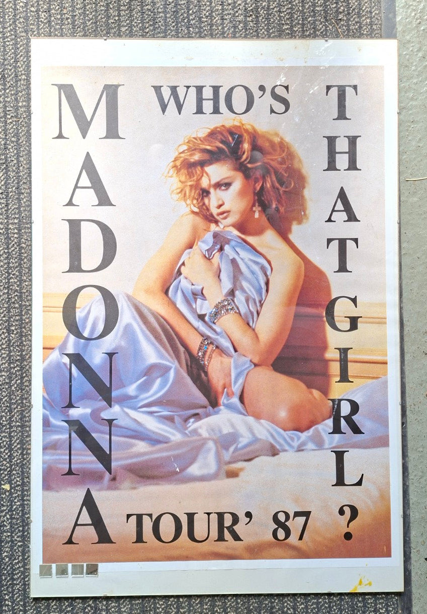 Madonna Who's That Girl Tour 1987 Vintage Poster 85 x 61 cm