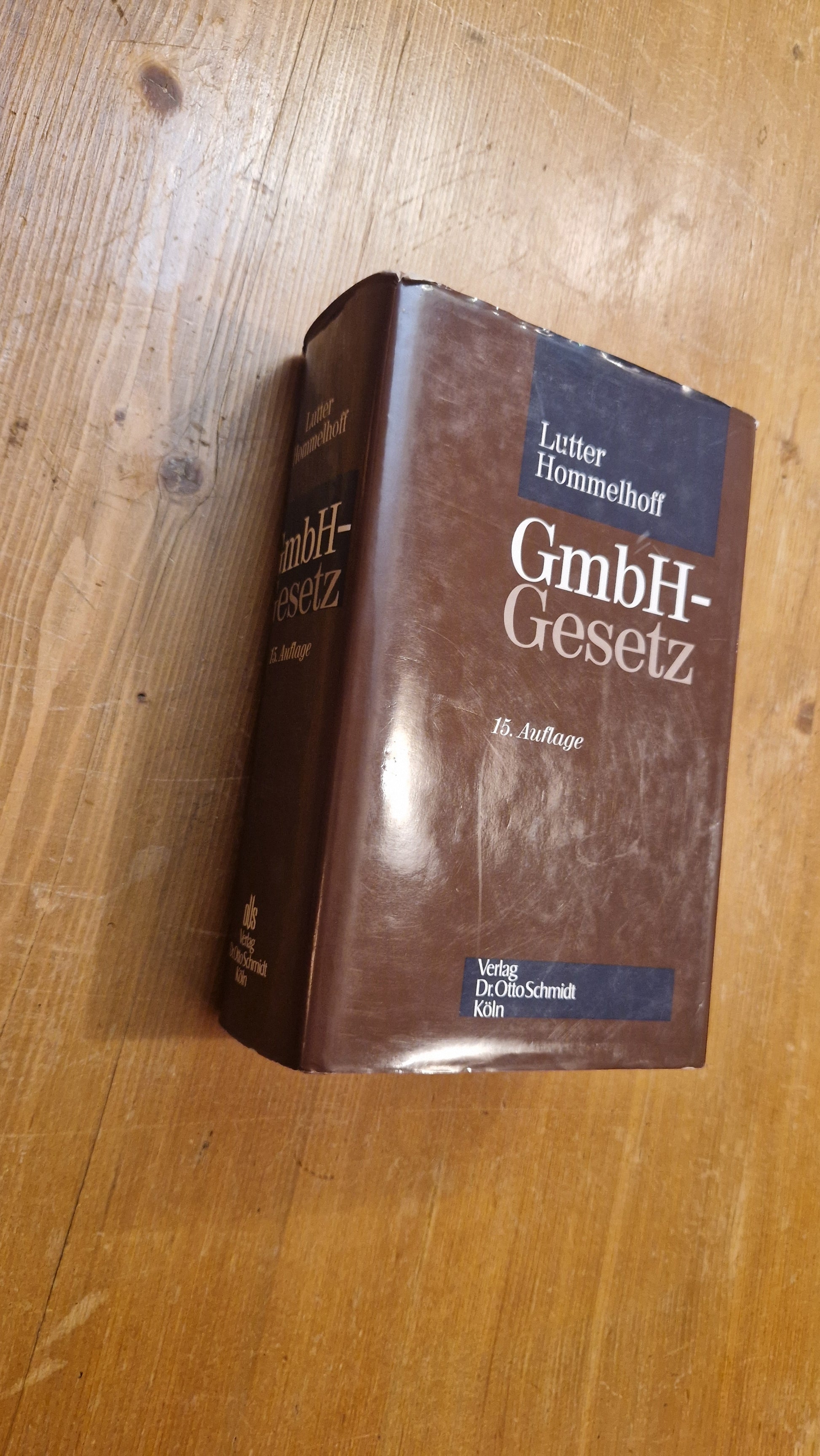 Lutter/Hommelhoff: GmbH Gesetz, 15.Auflage - Artikelbild von Fummel & Gedöns Secondhand-Store