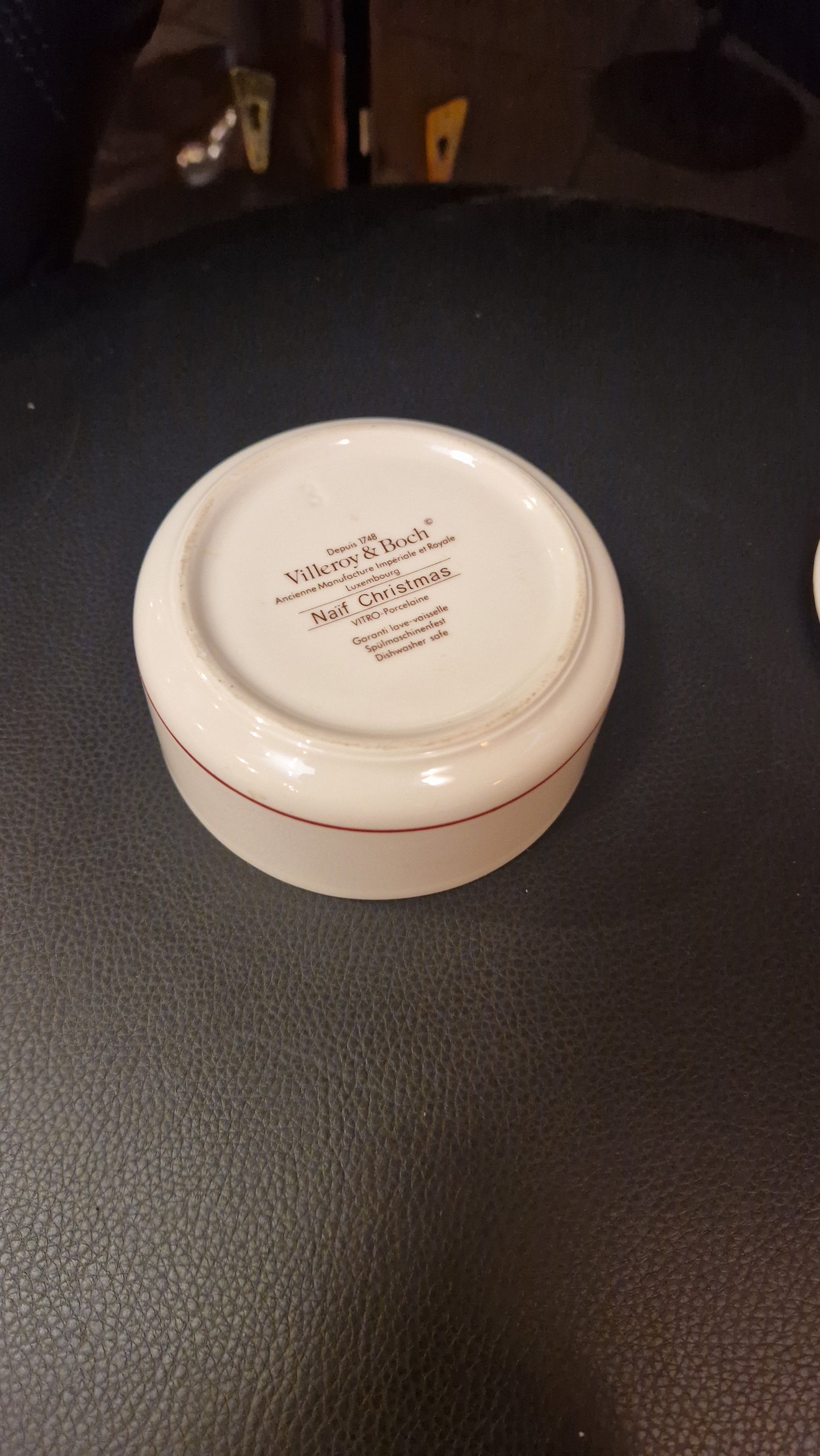 Vintage Porzellan-Dose Villeroy & Boch - Naif Christmas