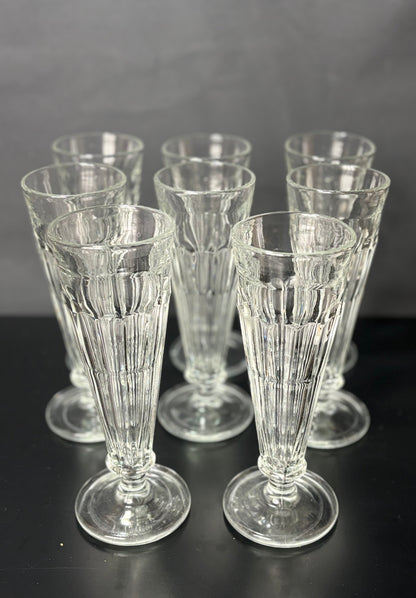 HEISEY Priscilla Stem 351 – 8 oz Pilsner-Biergläser aus transparentem Pressglas – Produktfoto 1