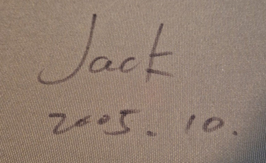 Kleines Figurenbild – Acryl - „Jack 2005“ - Artikelbild von Fummel & Gedöns Secondhand-Store