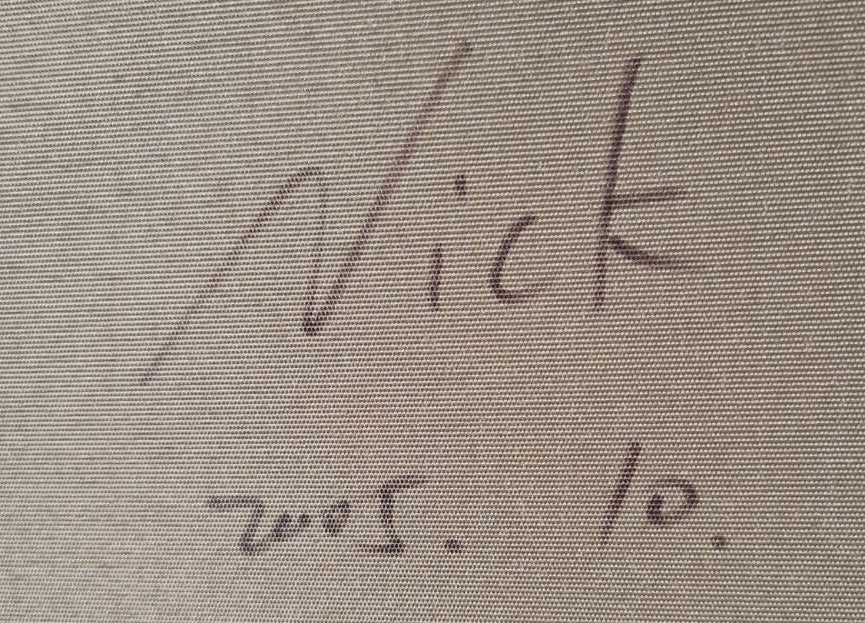 Großes Figurenbild – Acryl - „Nick 2005“ - Artikelbild von Fummel & Gedöns Secondhand-Store
