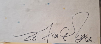 Original-Aquarell „Wiener Staatsoper“, signiert, gerahmt mit Passepartout (ca. 1970)