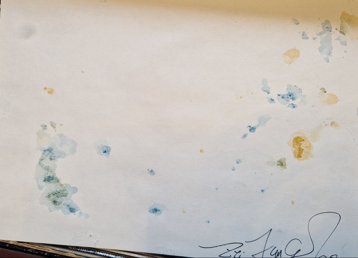 Original-Aquarell „Wiener Staatsoper“, signiert, gerahmt mit Passepartout (ca. 1970)