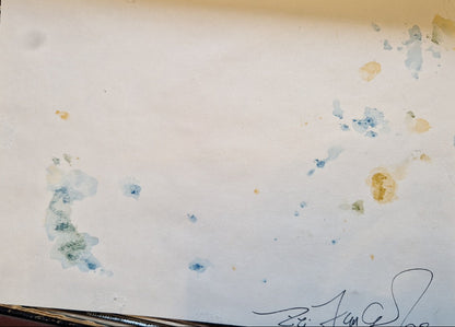 Original-Aquarell „Wiener Staatsoper“, signiert, gerahmt mit Passepartout (ca. 1970)