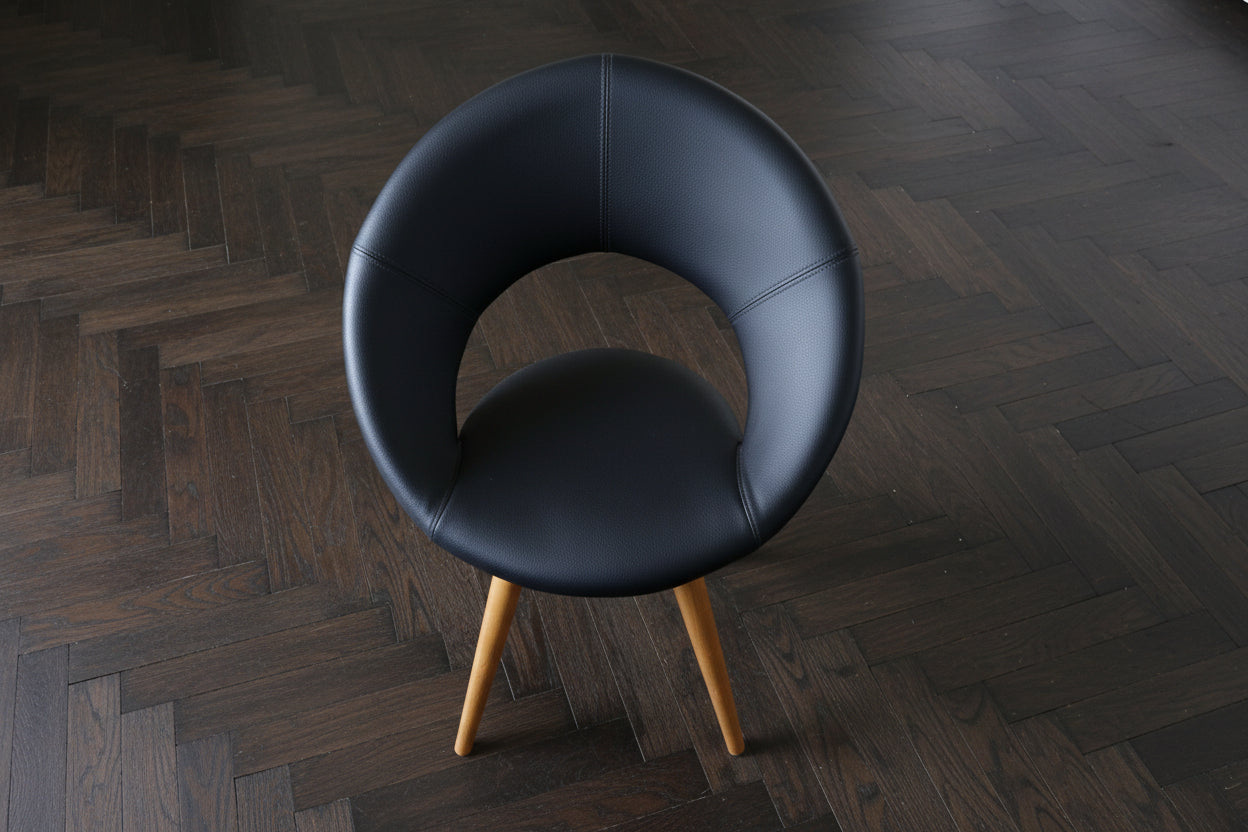 4er-Set Skandinavischer Mid-Century Polsterstühle