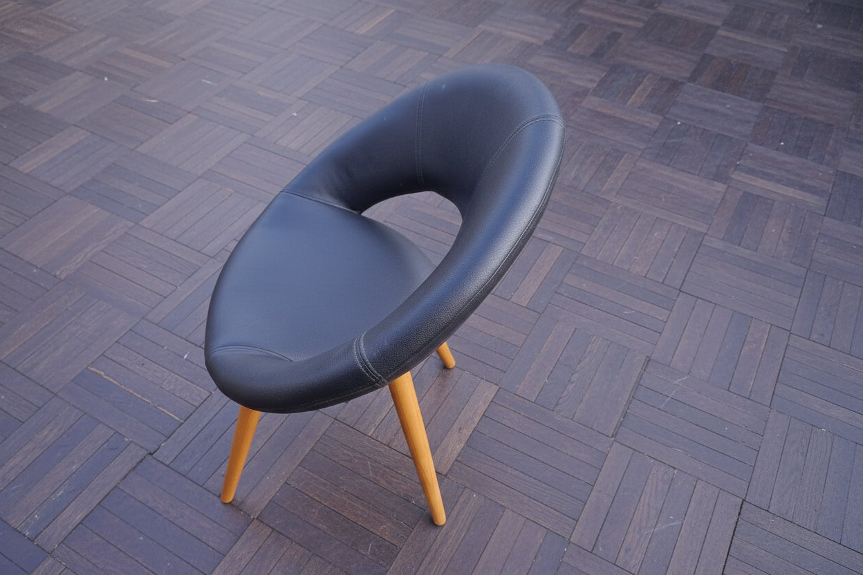4er-Set Skandinavischer Mid-Century Polsterstühle