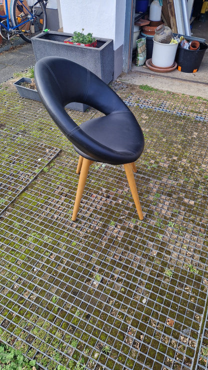 4er-Set Skandinavischer Mid-Century Polsterstühle