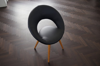 4er-Set Skandinavischer Mid-Century Polsterstühle
