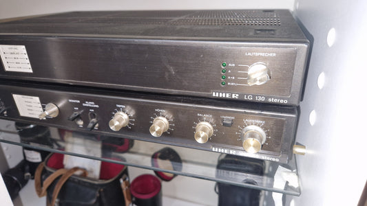 Uher LG 130 Endstufe + VG 830 Vorverstärker – Vintage Hifi