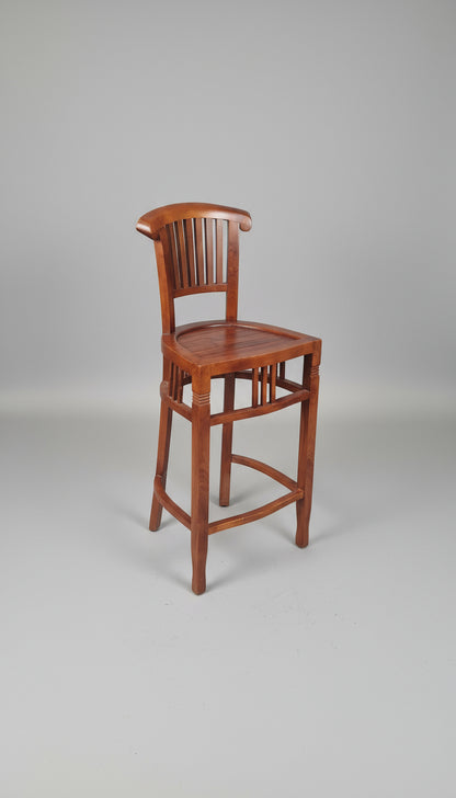 Teakholz-Stuhl - Barmöbel / Barhocker