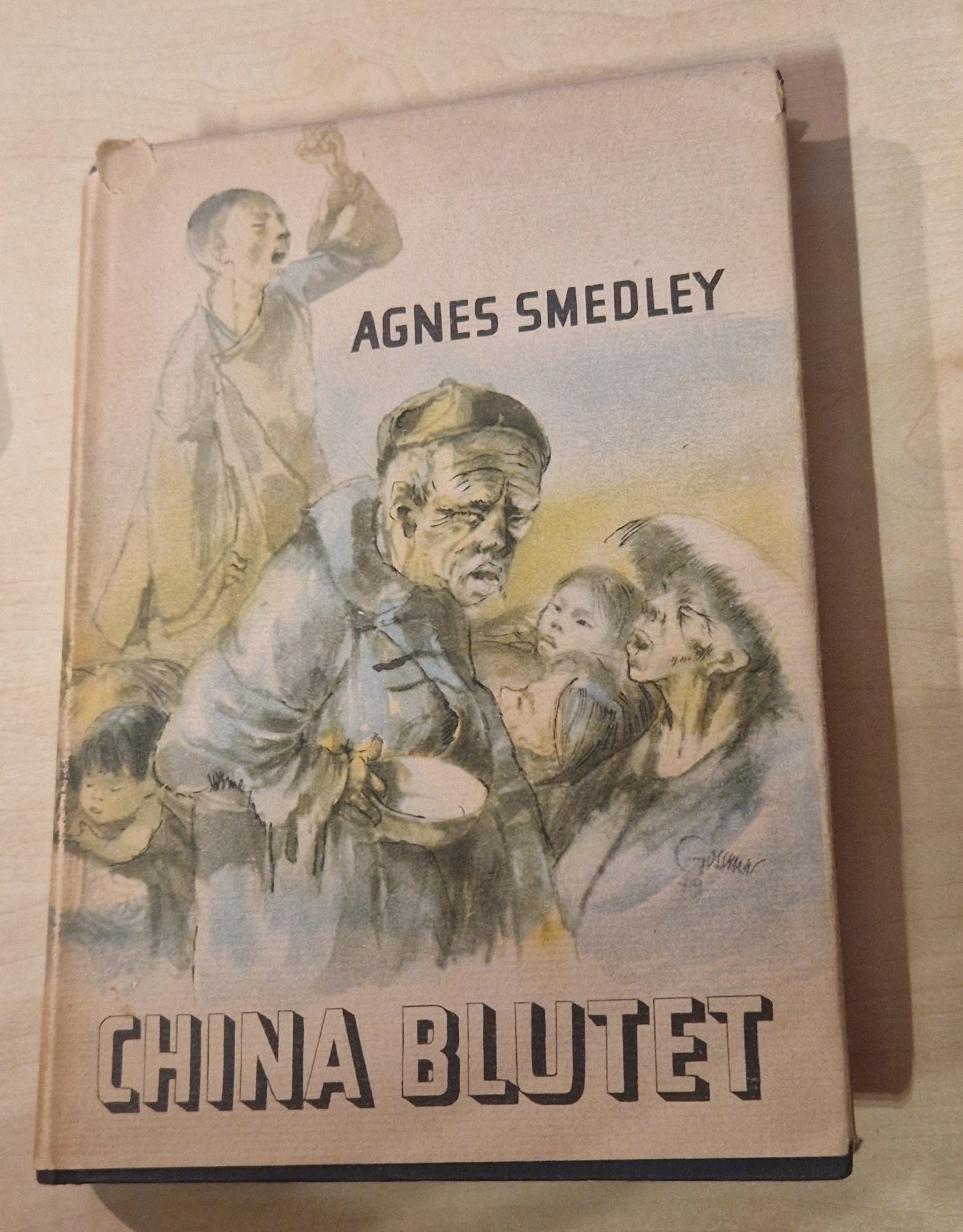China blutet - Agnes Smedley - Erstausgabe 1949 - Artikelbild von Fummel & Gedöns Secondhand-Store