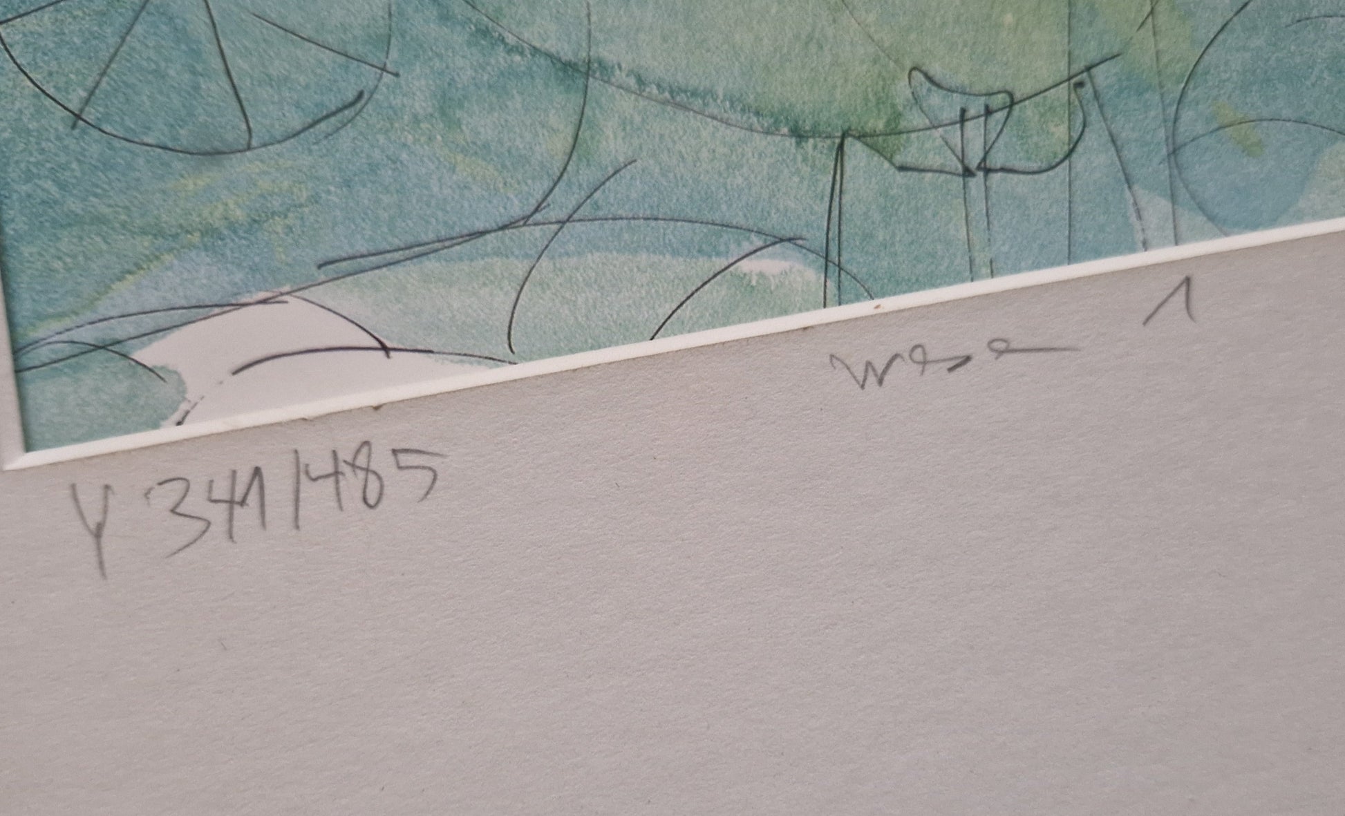 Clemens Weiss - Aquarell-Tusche - Artikelbild von Fummel & Gedöns Secondhand-Store